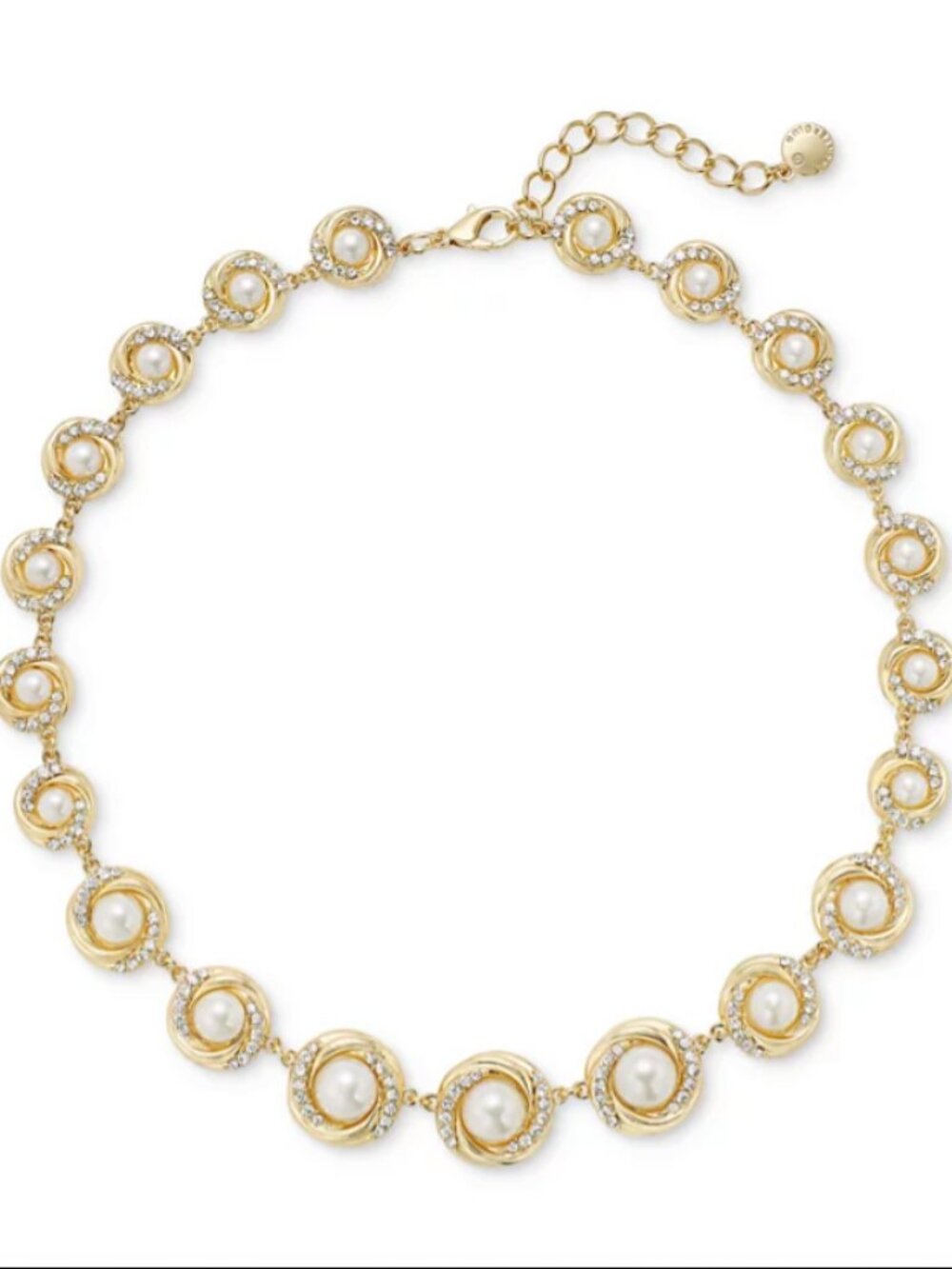Charter Club Gold-Tone Pearl Necklace 16" NWT $50 MSRP